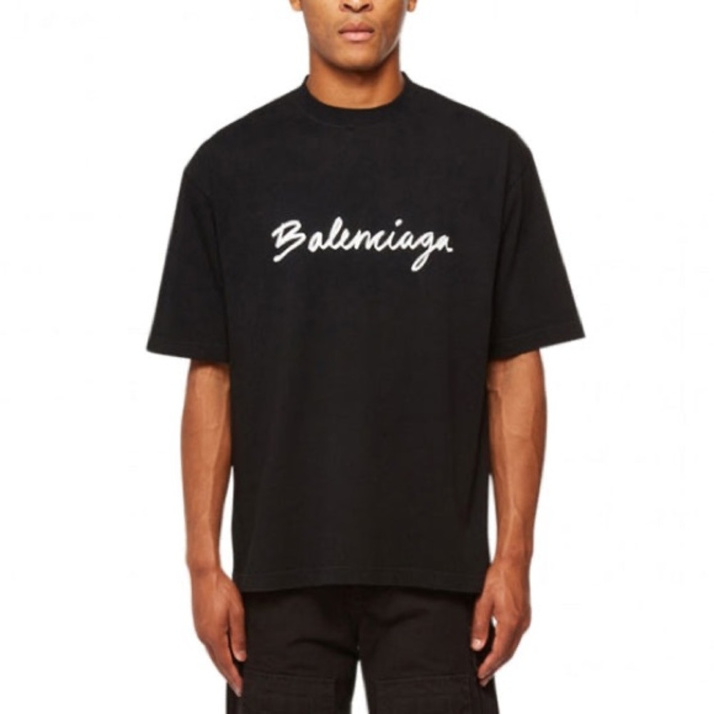 Balenciaga Classic Black T-Shit - XS